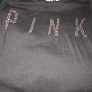 Pink Victoria secrets bling top